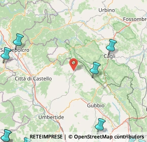 Mappa Vocabolo Castelfranco, 06026 Pietralunga PG, Italia (33.38182)