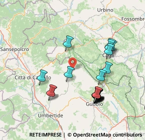 Mappa Vocabolo Castelfranco, 06026 Pietralunga PG, Italia (15.9705)
