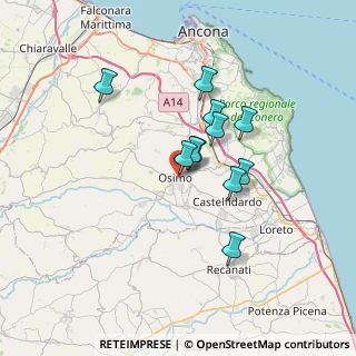 Mappa Via Soglia, 60027 Osimo AN, Italia (5.43545)