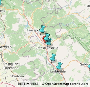 Mappa Via Sicilia, 06012 Città di Castello PG, Italia (33.512)