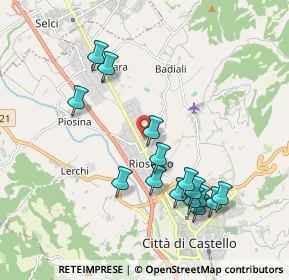 Mappa Via Sicilia, 06012 Città di Castello PG, Italia (2.03933)