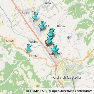 Mappa Via Aspromonte Bucchi, 06010 Città di Castello PG, Italia (1.15273)