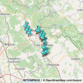 Mappa Via Aspromonte Bucchi, 06010 Città di Castello PG, Italia (8.27786)