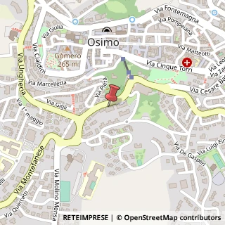 Mappa Via C. Colombo, 167, 60027 Osimo, Ancona (Marche)
