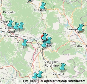 Mappa Via di Montione Alto, 52100 Arezzo AR, Italia (19.24667)