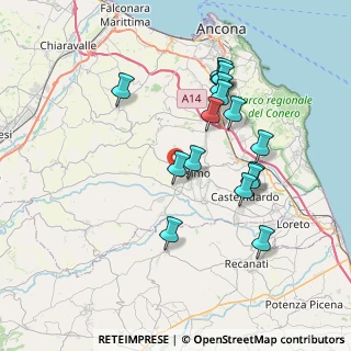 Mappa Via Croce del Monte, 60027 Osimo AN, Italia (7.29813)