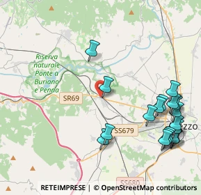 Mappa Località Indicatore zona i, 52100 Arezzo AR, Italia (5.26833)