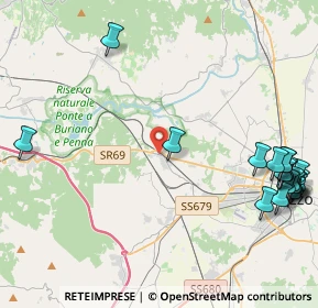 Mappa Località Indicatore zona i, 52100 Arezzo AR, Italia (6.195)