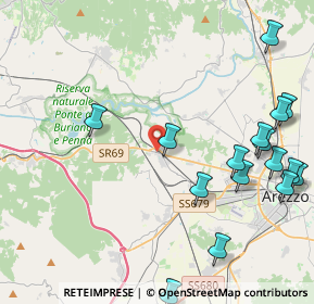 Mappa Località Indicatore zona i, 52100 Arezzo AR, Italia (5.71353)