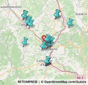 Mappa Via Cristoforo Colombo, 50028 Barberino Tavarnelle FI, Italia (6.825)