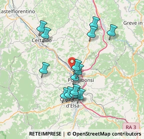 Mappa Via Cristoforo Colombo, 50028 Barberino Tavarnelle FI, Italia (6.98643)