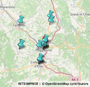Mappa Località drove centro direzionale campomaggio, 53036 Barberino Tavarnelle FI, Italia (5.41941)