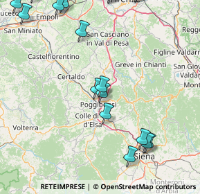 Mappa Località drove centro direzionale campomaggio, 53036 Barberino Tavarnelle FI, Italia (23.13833)