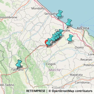 Mappa Localita' Sant'Apollinare, 60030 Monte Roberto AN, Italia (14.02091)