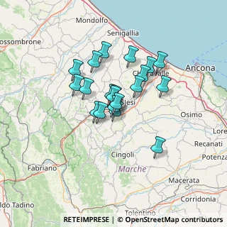Mappa Localita' Sant'Apollinare, 60030 Monte Roberto AN, Italia (9.877)