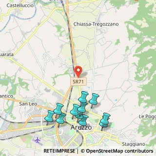 Mappa Via Casentinese, 52100 Arezzo AR, Italia (2.64636)