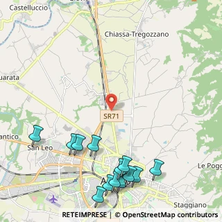 Mappa Via Casentinese, 52100 Arezzo AR, Italia (3.02308)