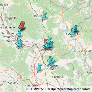 Mappa Via Casentinese, 52100 Arezzo AR, Italia (16.8555)