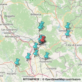 Mappa Via Casentinese, 52100 Arezzo AR, Italia (11.68533)