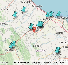 Mappa 60030 Monte Roberto AN, Italia (18.25471)