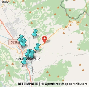 Mappa Via Varesina, 06012 Città di Castello PG, Italia (3.99818)