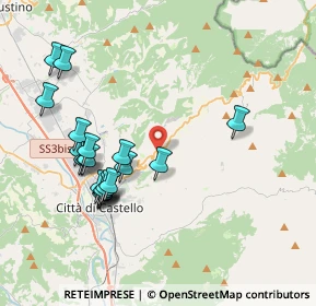 Mappa Via Varesina, 06012 Città di Castello PG, Italia (4.106)