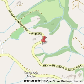 Mappa Strada di Cellole, 58, 53037 San Gimignano, Siena (Toscana)
