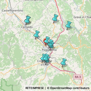 Mappa Via Filippo Brunelleschi, 50021 Barberino Val d'Elsa FI, Italia (6.8925)
