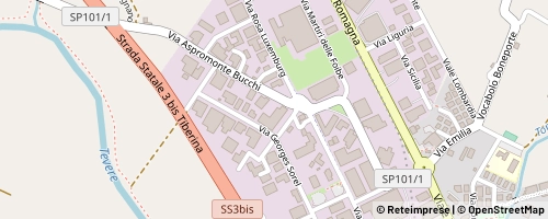 Mappa Città di Castello