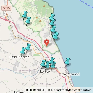 Mappa Via del Musone, 60026 Numana AN, Italia (4.22882)