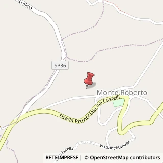 Mappa Via Giuseppe Mantovano, 8, 60030 Monte Roberto, Ancona (Marche)