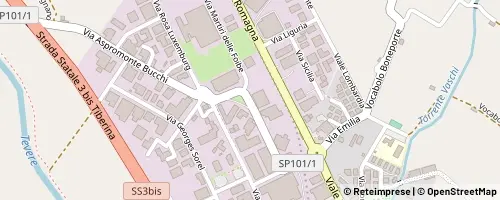 Mappa Città di Castello