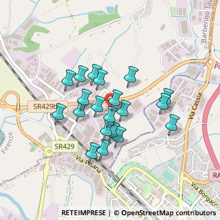 Mappa Via Carlo Collodi, 50021 Barberino Tavarnelle FI, Italia (0.3655)