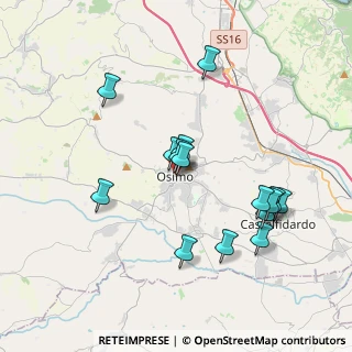 Mappa Via Cesari, 60027 Osimo AN, Italia (3.756)