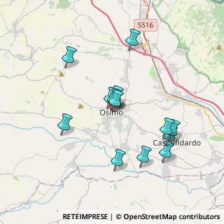 Mappa Via S. Francesco, 60027 Osimo AN, Italia (3.51385)