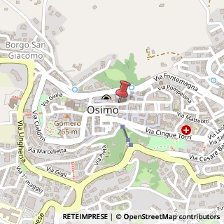 Mappa Via Francesco Crispi,  44, 60027 Osimo, Ancona (Marche)