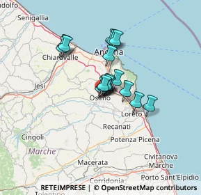 Mappa Via S. Francesco, 60027 Osimo AN, Italia (8.95941)