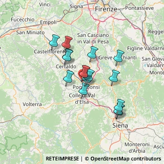 Mappa Str. di Linari, 50021 Barberino Tavarnelle FI, Italia (11.09688)