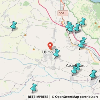 Mappa 60027 Osimo AN, Italia (6.09857)