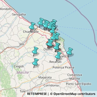 Mappa 60027 Osimo AN, Italia (10.81421)