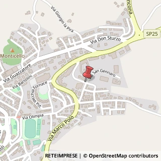 Mappa Via San Gennaro, 13, 60027 Osimo, Ancona (Marche)