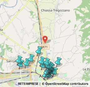Mappa Dietro Todis, 52100 Arezzo AR, Italia (2.673)