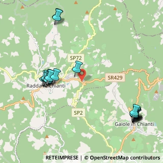 Mappa Strada Regionale 429 di Val D'Elsa, 53017 Radda in Chianti SI, Italia (2.672)