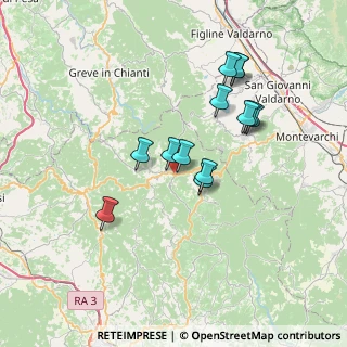 Mappa Strada Regionale 429 di Val D'Elsa, 53017 Radda in Chianti SI, Italia (6.50615)