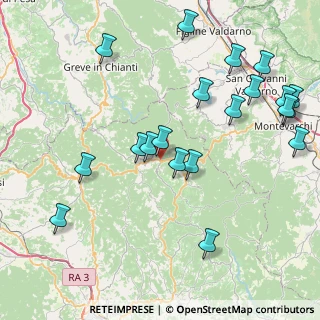 Mappa Strada Regionale 429 di Val D'Elsa, 53017 Radda in Chianti SI, Italia (9.8975)