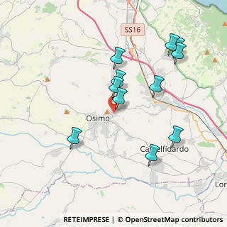 Mappa Via S. Gennaro, 60027 Osimo AN, Italia (3.92364)