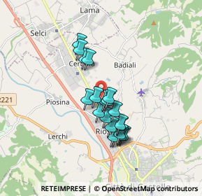 Mappa Via G.B. Venturelli, 06012 Città di Castello PG, Italia (1.3815)