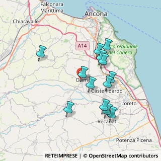 Mappa Via II Giugno, 60027 Osimo AN, Italia (6.82846)