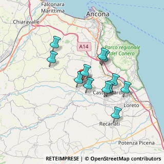 Mappa Via II Giugno, 60027 Osimo AN, Italia (5.985)