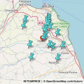 Mappa Via Gualfardo Tonnini, 60027 Osimo AN, Italia (6.60579)